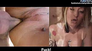 Rough Anal Makes Her Squirt Then Creampie
