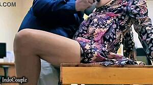 muslim wife cheats with office friend using vibrator