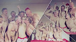 Orgy for christmas with nesty and eight old men