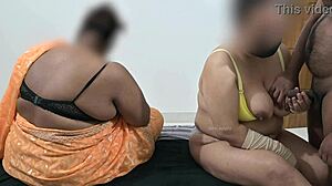 threesome with my wife and the maid