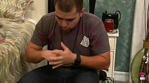Geeky Husband Watches Wife Get Banged Roughly!