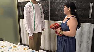 Mala randi gets free dress after tailor blowjob