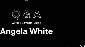 Big tits milf pornstar angela white enjoys striptease and curvy babe posed for playboy