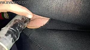 wild streetwhore takes triple anal pounding
