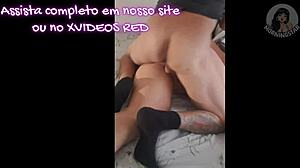 visitande dotado surprises wife and fucks her