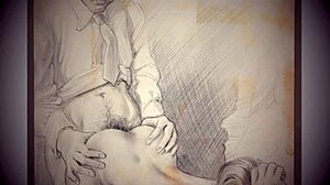 Vintage erotic illustration