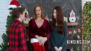 will step aunt train us for christmas orgy