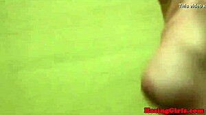 hazing babe eating pussy outdoors at night