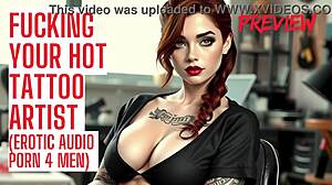 Fucking your tattoo artist - audio porn - preview