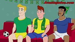 cartoon gay suruba at the copa