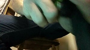 Playing with my stiff cock until i cum