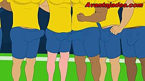 cartoon gay suruba at the copa