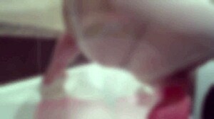 hairy mature cunt pees through panties close up