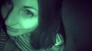 Hot spanish teen 18+ exgf fucking in nightvision with big natural tits