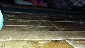 quick orgasm from grinding on floor