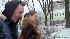 Russian Slut Picked Up And Fucked Hard