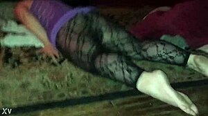 quick orgasm from grinding on floor