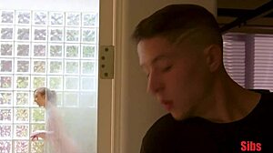 Shaving booty before intense fucking session