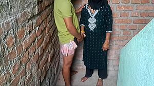 young indian muslim woman at doctor party