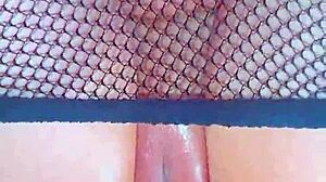 puffy pink pussys fishnets bbc hardcore