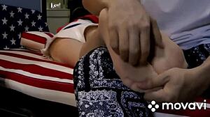 Chinese Nylon Feet Tickling Pt 1 With Sensitive Toes