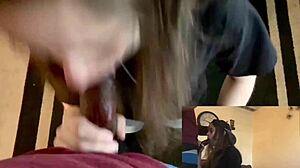 Lesbian best friend sucks dick for a place to stay