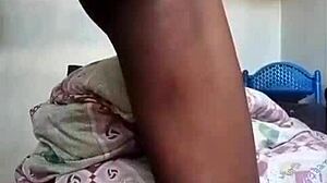 Cooking stick challenge ends with wet pussy squirt