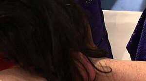 Fucking beautiful black milf with heels on