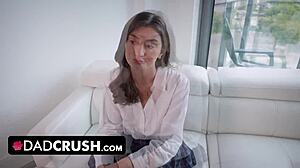 dadcrush - loving stepdad tries to discipline his naughty stepdaughter but gets horny and fucks her