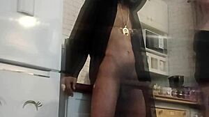 spicy ukrainian slut gets pounded hard by monster black cock in kitchen!