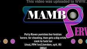 Patty punishes lesbian lovers then takes big cock