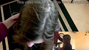 Lesbian best friend sucks dick for a place to stay