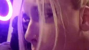 Using your cock for amusement leads to drooling throatjob with pigtails