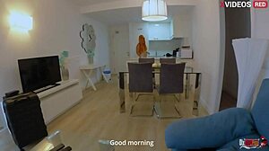 Morning sex with my beautiful big ass stepmom