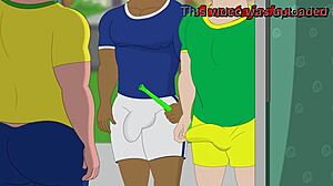 cartoon gay suruba at the copa