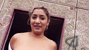 Naughty Latina Milf Fucked Outdoors Publicly