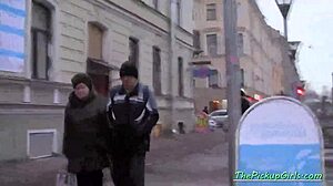 Russian Slut Picked Up And Fucked Hard