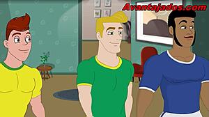 cartoon gay suruba at the copa