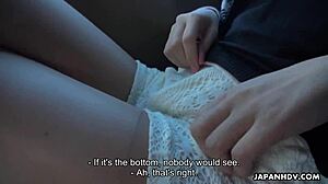 Japanese Woman Maki Hojo Sucks Dick In A Car