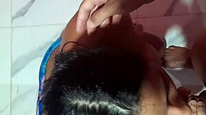 Face fuck my beautiful brazilian wife with monster cock in homemade anal