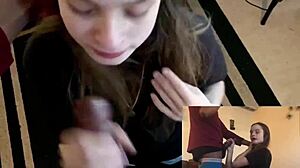 Lesbian best friend sucks dick for a place to stay
