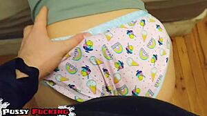 my step daddy cums inside me hard