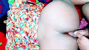 Indian bhabhi takes tight ass fucking in doggystyle with hindi moans