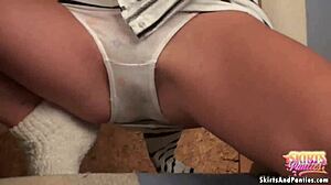 Do you like these cute new striped panties i just bought
