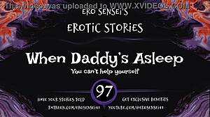wow daddy fell asleep and now i'm touching myself for you 😏