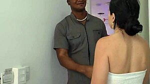 i get fucked by the bbc technician until he cums on my tits