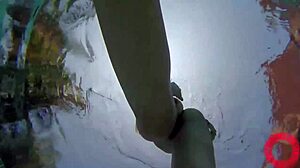 Samantha Rone Fingers Her Pussy Underwater