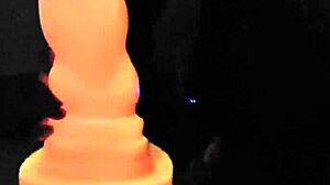 reviewing my new 13 inch bulldog dildo
