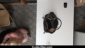 horny teen 18 fucks pussy hard with toy