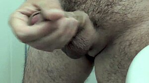 Jerking off at my neighbors bathroom